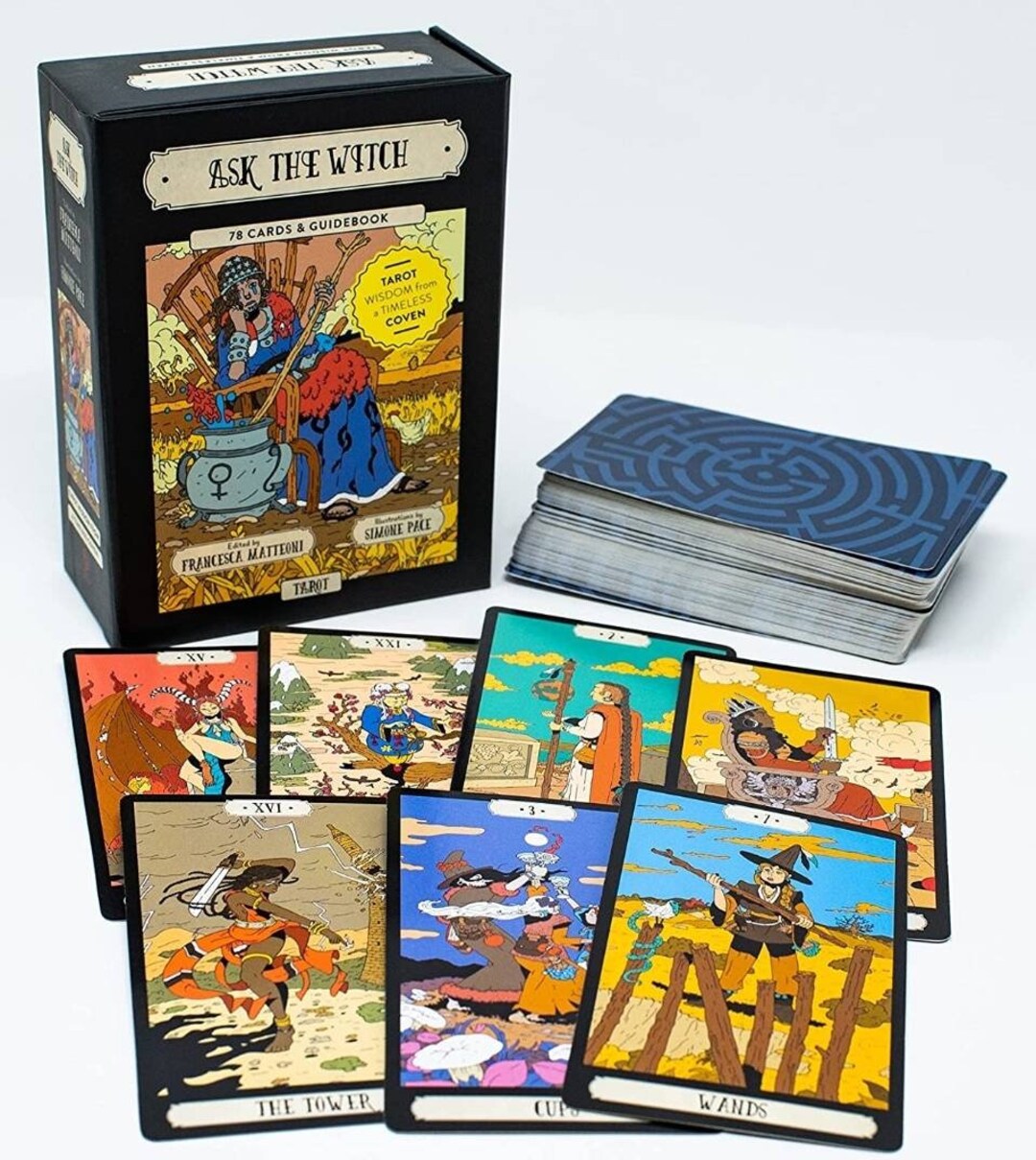 CARD DECK!! Ask the Witch Tarot Deck and Guidebook Set (78 CARD DECK!! Ask the Witch Tarot Deck and Guidebook Set (78