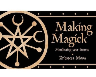 MINI INSPIRATION CARDS!! Making Magick Oracle Cards Deck (40 cards)(standard version)(pocket travel)