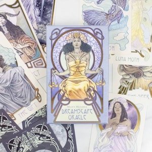 CARD DECK!! Dreamscape Oracle Deck and Guidebook Set (32 cards & 80 pages)(original version)