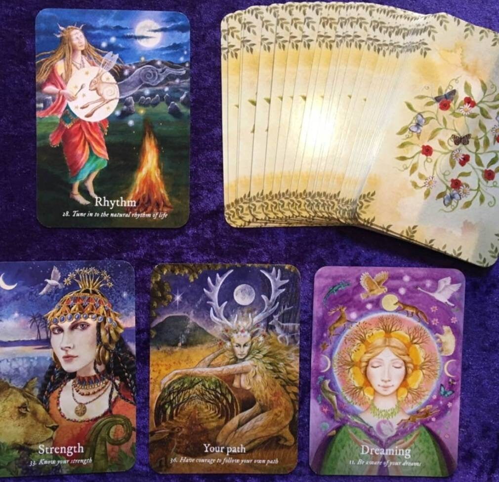 CARD DECK!! Goddess Dream Oracle Deck and Guidebook Set (36