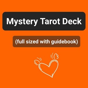 MYSTERY DECK!! Tarot Card Deck and Guidebook Set (78+ cards)(full sized)(standard versions)