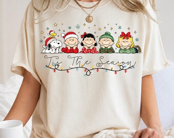 Retro Christmas Cartoon Shirt | Vintage Holiday Friends Tee | Classic Cozy Christmas Sweatshirt | Family Matching Xmas Top