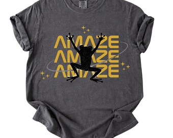 Comfort Colors® Amaze Amaze Amaze T-Shirt, Project Hail Mary Rocky Shirt, Book Lovers Gift, SciFi Reader Gift, Space Shirt, Alien Shirt