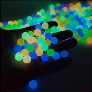 Strong Luminous Beads Glow In The Dark Fishing Loose Spacer Beads for Jewellery Marking DIY Necklace Bracelet