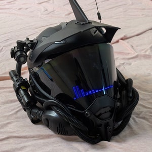 Cyberpunk Helmet 3d print Motorcycle Helmet - Samurai helmet Cosplay