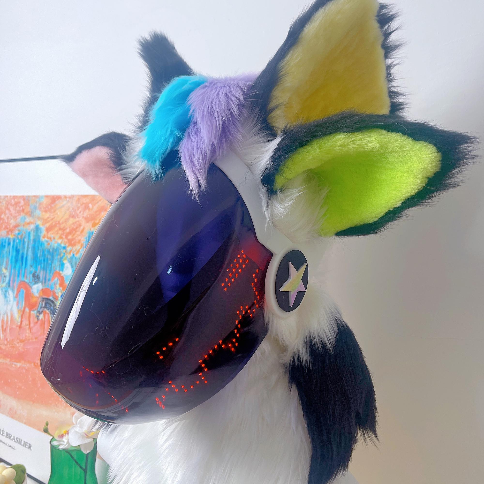 Protogen Head Custom - Fursuit Head Personalized - Furry Cospaly - Etsy