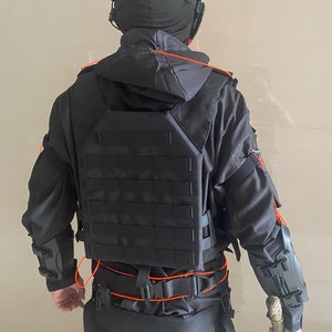 Cyberpunk armour Cyberpunk Tactical suit Cosplay steampunk Mechanical luminous customizable Clothing Halloween Party Costume Gaming image 3