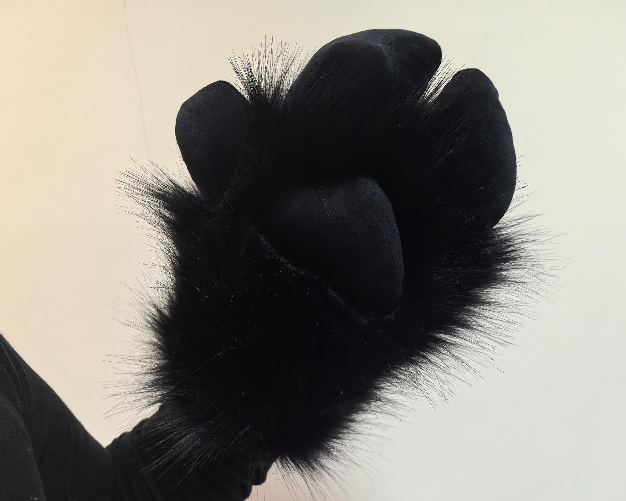Fursuit Paws custom sheep foot - furry sheep gloves Black white purple cospaly - SCLMRO