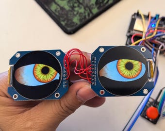 Eyes dynamic fursuit eye -  furry custom video eye ideas DIY kit - moving - SCLMRO