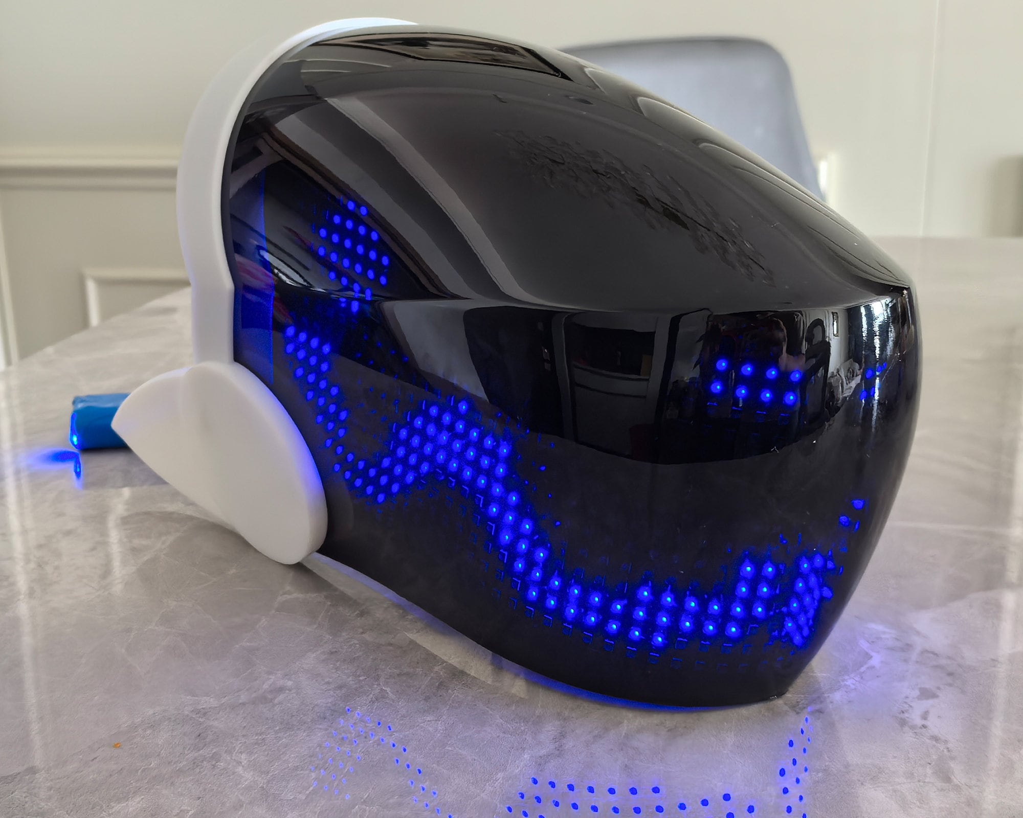 Fursuit Protogen Head Mask Kit: 3D Print Furry Skull Base With Lights ...