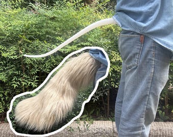 SCLMRO Flexible Silicone Fursuit Tail Skeleton 62cm , Custom Commission Open