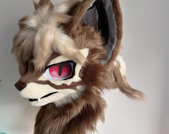 Fursuit Fantasy Creatures furry head - Accept commission for custom orders