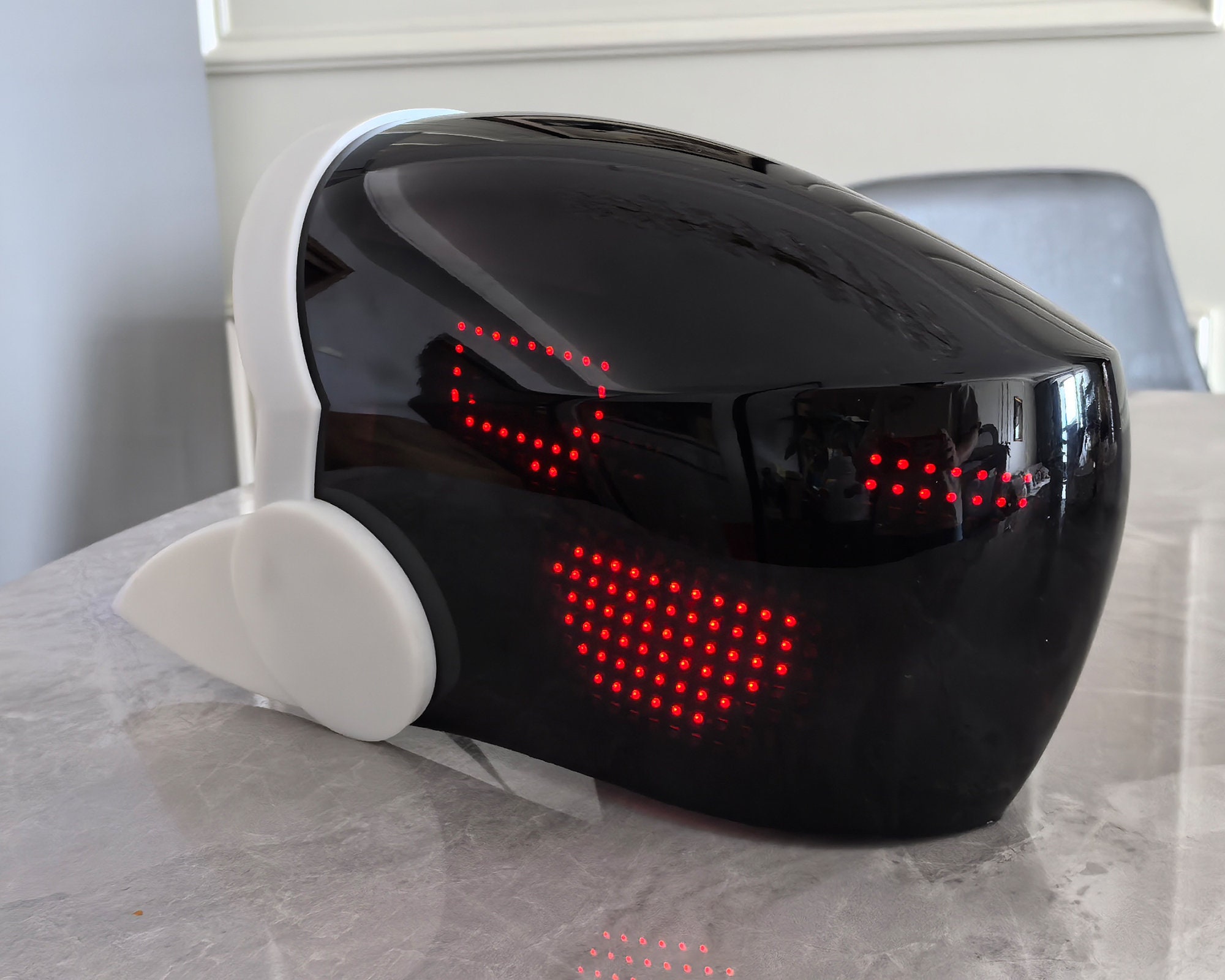 Fursuit Protogen Head Mask Kit: 3D Print Furry Skull Base With Lights ...