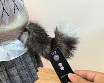 Remote Control Moving Fursuit Tail: Cosplay Fox Dog Tail - Custom Options