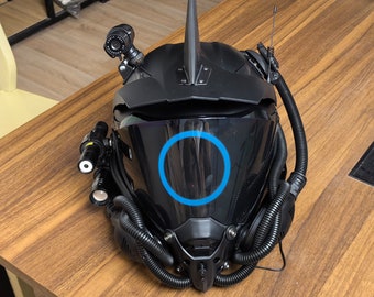 Cyberpunk Helmet 3d print Motorcycle Helmet - Samurai helmet Cosplay