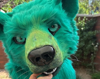 Fursuit bear head - furry realistic version - made by SCLMRO