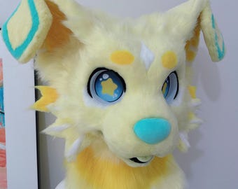 ケモノファースーツヘッド：可動式顎、頭蓋骨ベースコスプレ - Etsy 日本