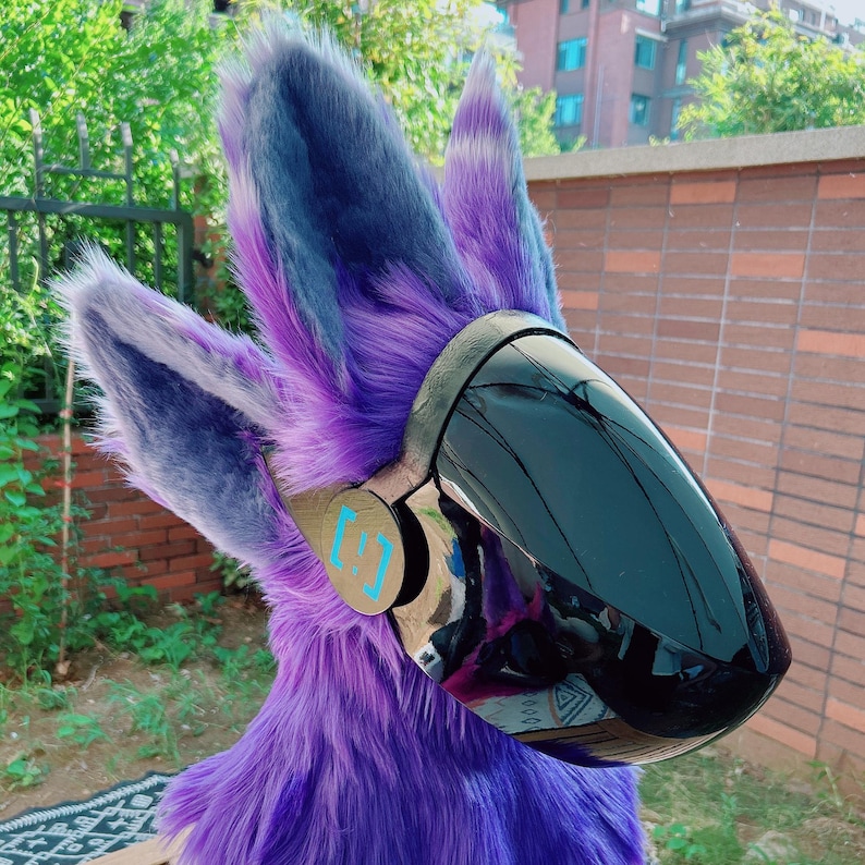 Goth Protogen Protogen Head Custom - Fursuit Head Personalized - Furry Cospaly - Etsy