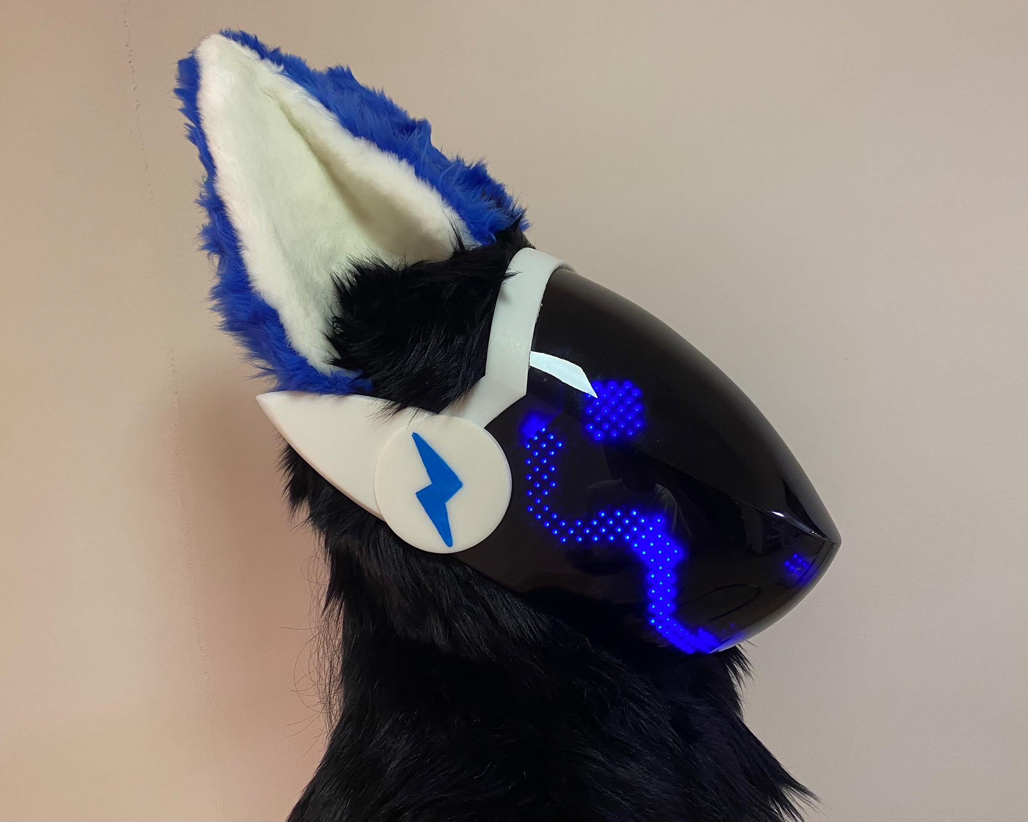 Protogen Head Custom - Fursuit Head Personalized - Furry Cospaly - Etsy