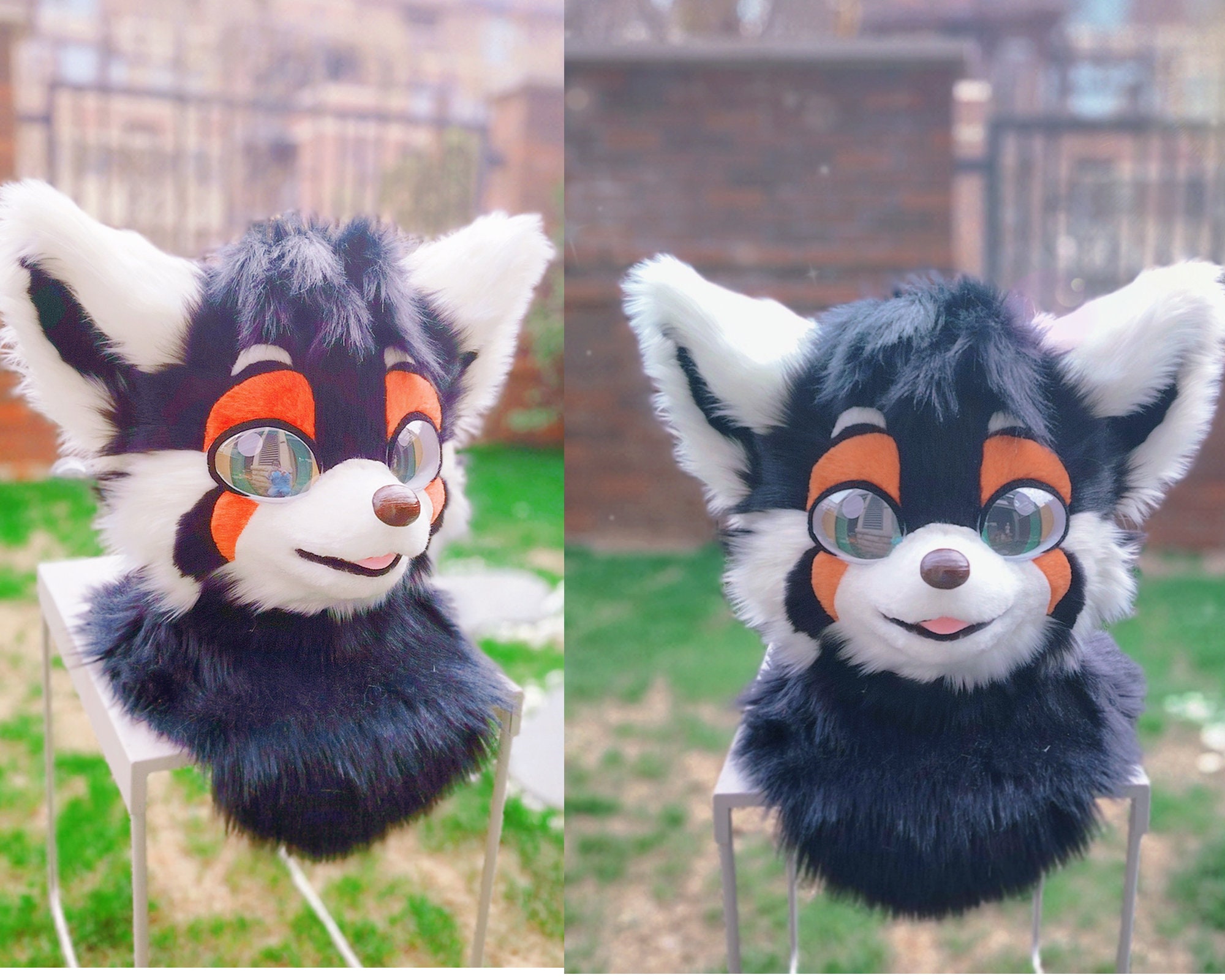 Fursuit Full-body Red Panda Customization - Furry Paws Head Tail