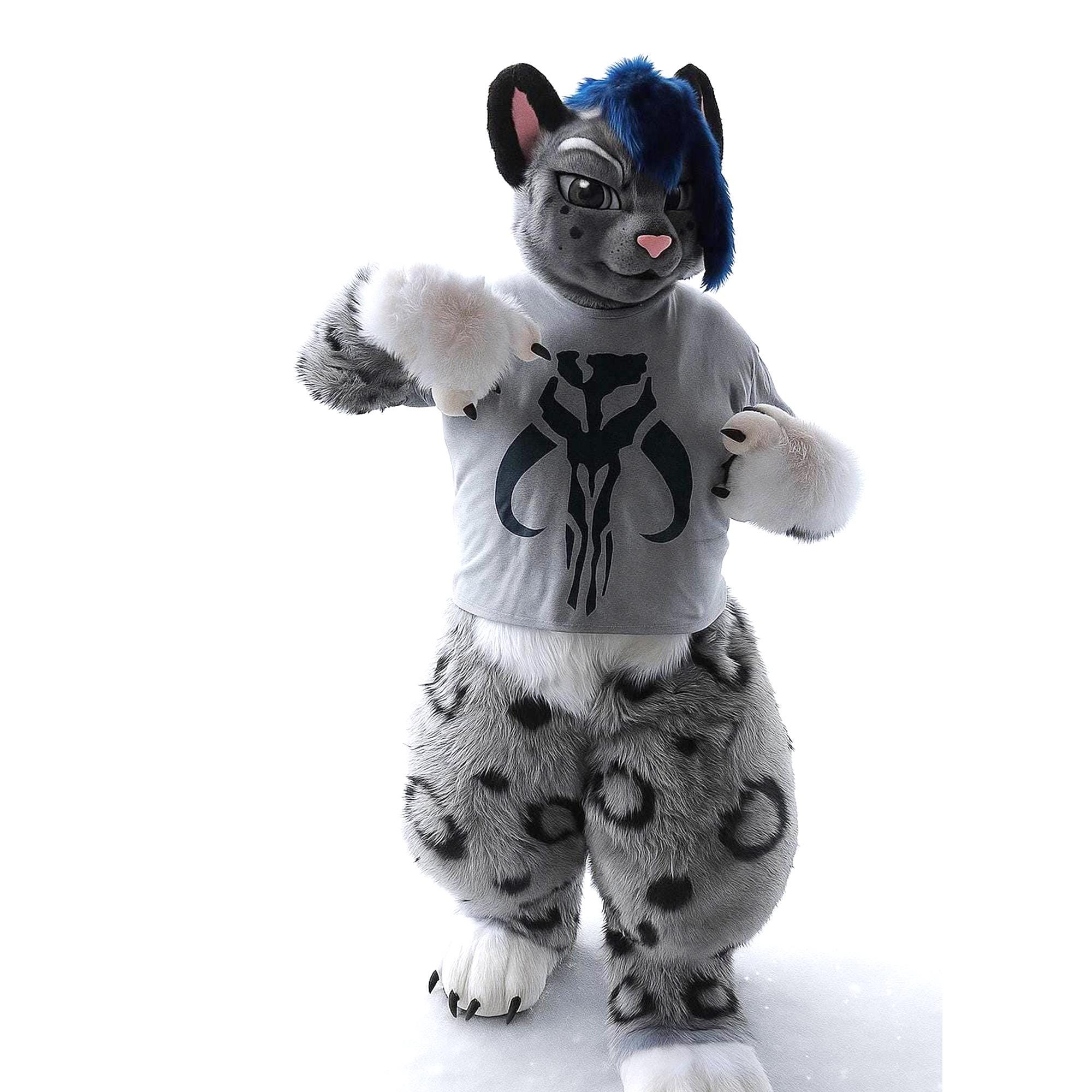 Snow leopard fursuit - Etsy 日本