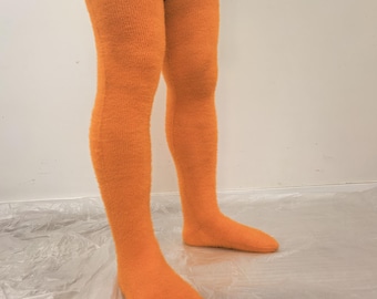 Fursuit Feet paws with pads , Kigurumi Thigh High Socks , KIG Stretch Knit Long