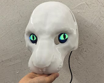 Programmable eyes dynamic fursuit eye - furry custom video eye ideas - yellow version