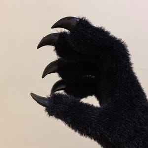 Werwolf-Handschuhe Mit Krallen - Gruselige Cosplay Pfoten Für Halloween