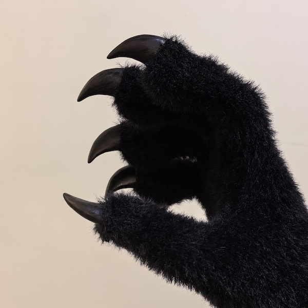 Fursuit Paws: Wool Kigurumi Claws - Custom Color Options