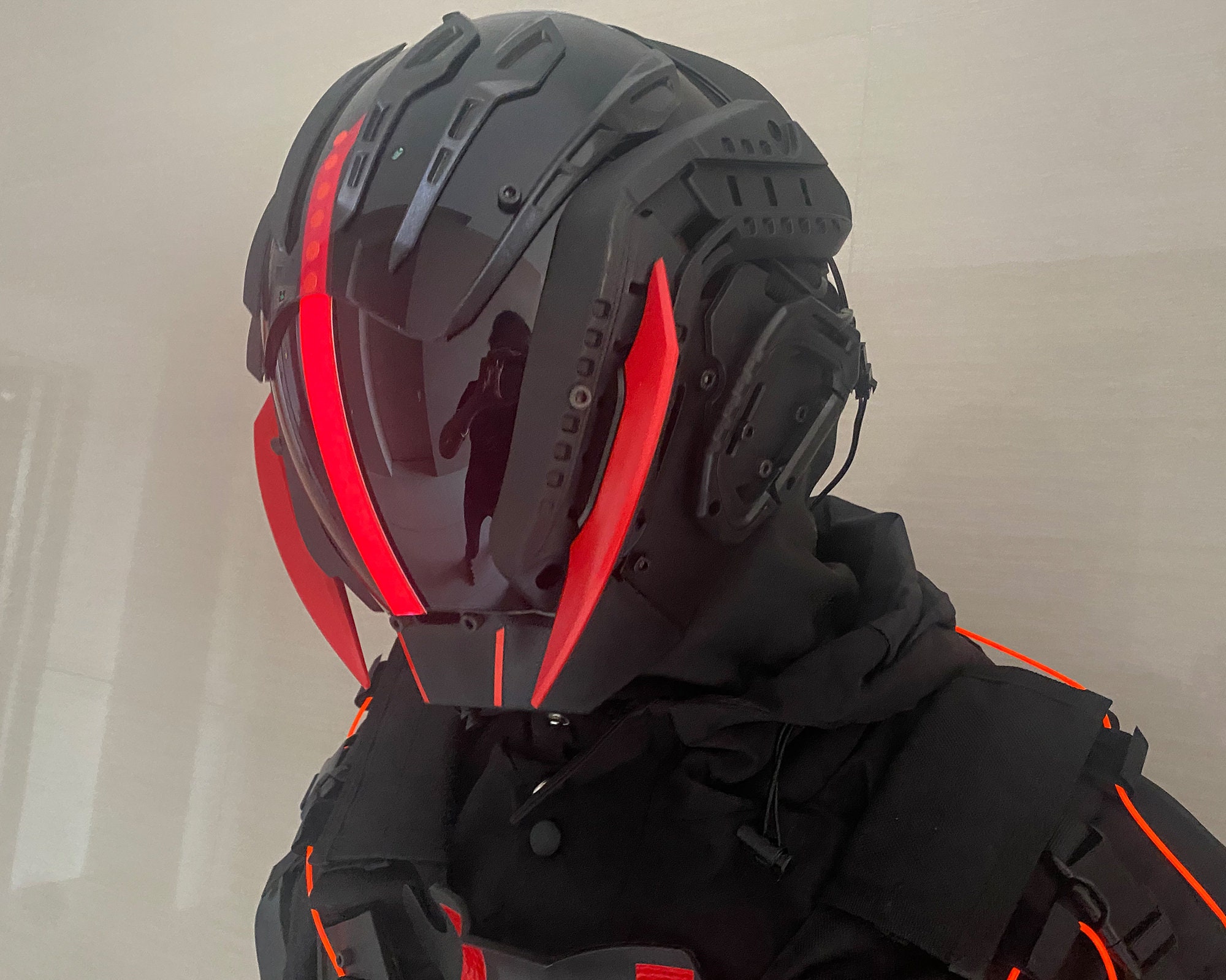 Voidwalker Apex Legends inspired helmet Mask Cyberpunk Cosplay