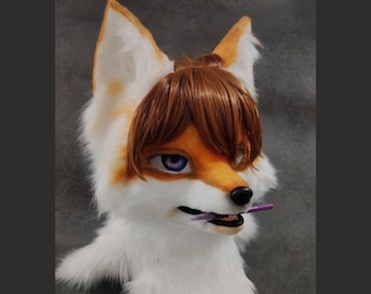 可動式まぶた付き着ぐるみケモノヘッド：スカルベースコスプレ - Etsy 日本