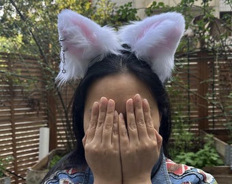 Custom Electric Animal Ears Headband | 4 Motors, 4 DOF, Sensor Modes, Cosplay