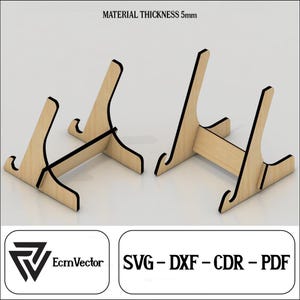 Laser Cut Photo Holder Display Easel (5mm) (Digital Download)