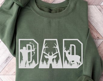 Hunting Dad Shirt, Fathers Day Shirt, Dad T-Shirt, Deer Hunting Shirt, Father's Day Gift, Hunting Lover Shirt, Hunter Tee, Dad Birthday Gift