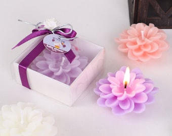 Favores personalizados de velas de baby shower, decoración de velas de bautismo, regalos de velas de agradecimiento, regalo de despedida de soltera, favor de fiesta de bodas para invitados