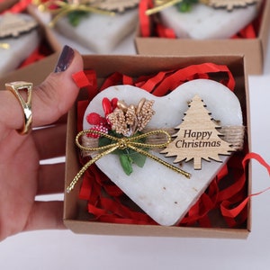 Christmas Scent Soap Favors, Personalized Christmas Gifts, Custom Christmas Favors, Christmas Table, New Year Merry Christmas Favors