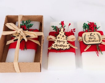 Personalized Christmas Gifts Scent Soap Favors, Custom Christmas Favors, New Year Merry Christmas Favors, Noel, X-mas Gifts Coworker Friends