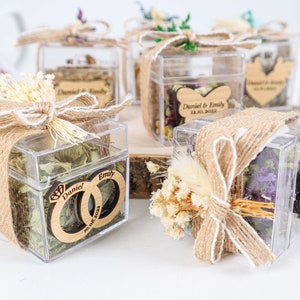 Wedding Tea favors for Guests, Herbal Tea Gifts, Personalized Baby Shower Bulk Gifts, Baptism Favors, Loose Leaf Tea Favor, Tea Jars