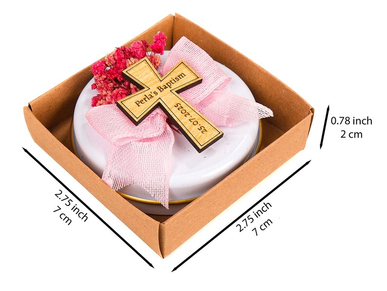 Custom Candles Baptism Favors, Scented Candle, Baptism Candles, Christening Baptism Gifts, First Communion, Taufgeschenk, Quinceanera Favors