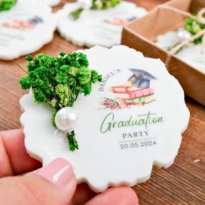 Graduation Party Favors, Epoxy Magnet, Class of 2025, Graduation Favors, Fridge Magnet, High School  Grad, Graduation Decor, 2025 Graduation