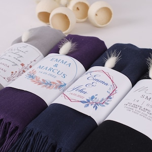 Bulk Handmade Pashmina Shawl, Personalized Shawl, Wedding Scarf, Bridesmaid Shawl, Pashmina Wrap, Shawls for Wedding, Wedding Shawl Scarves