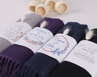Bulk Handmade Pashmina Shawl, Personalized Shawl, Wedding Scarf, Bridesmaid Shawl, Pashmina Wrap, Shawls for Wedding, Wedding Shawl Scarves