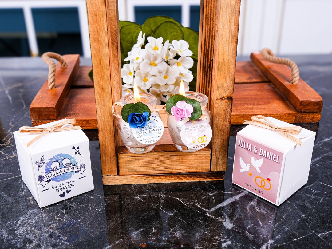 Bulk Wedding Favors for Guests, Rustic Bulk Candle Favors, Bridal ...