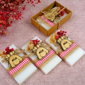 Handmade Scented Soap Favor, Baby Shower Favor Bulk Soaps, First Communion Favors Soap, Christening Gift Soap, Girl Baptism Favors for Guest