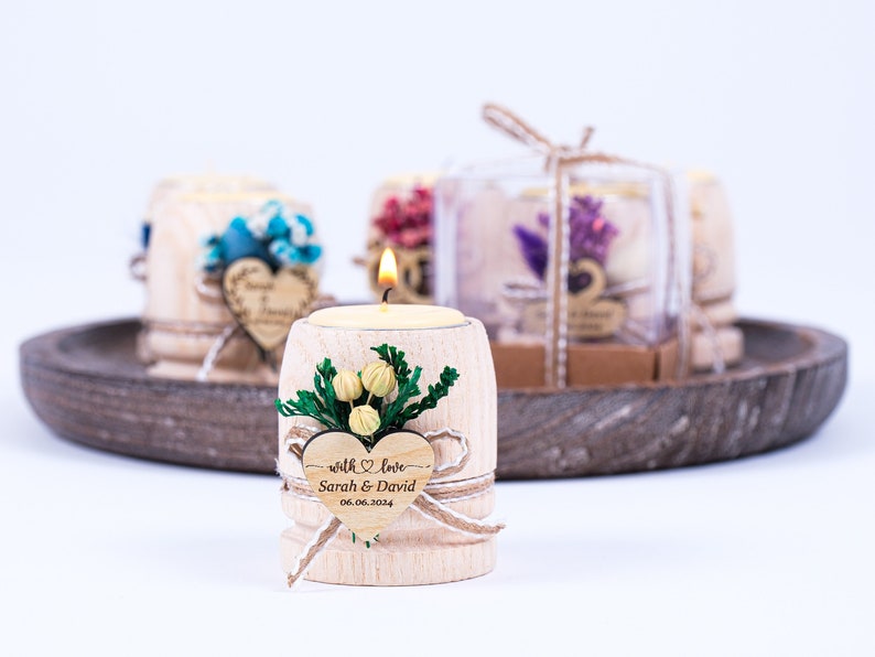 Bulk Wedding Favors for Guests, Rustic Bulk Candle Favors, Bridal ...