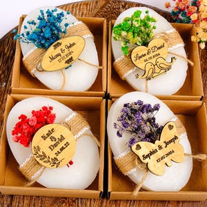 Scented Soap Wedding Favors for Guests in Bulk, Wedding Soap Favors, Personalized Wedding Favors, Bridal Shower Favors, Wedding souvenirs