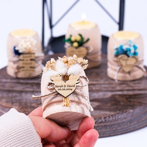 Bulk Wedding Favors for Guests, Rustic Bulk Candle Favors, Bridal ...