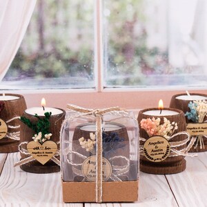 Bulk Wedding Favors for Guests, Rustic Bulk Candle Favors, Bridal ...