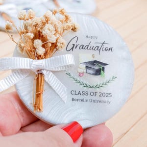 Recuerdos de graduación, imán de epoxi, promoción de 2025, recuerdos de graduación, imán para nevera, graduación universitaria, decoración de graduación, graduación de 2025