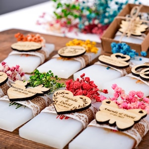 Wedding Favors for Guests, Natural Handmade Soap, Scented Soap, Rustic Wedding Favours, Wedding Soap, Bridal Shower, Wedding Guest Favors